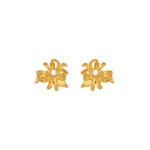 Oscar de la Renta Chrysanthemum Earrings