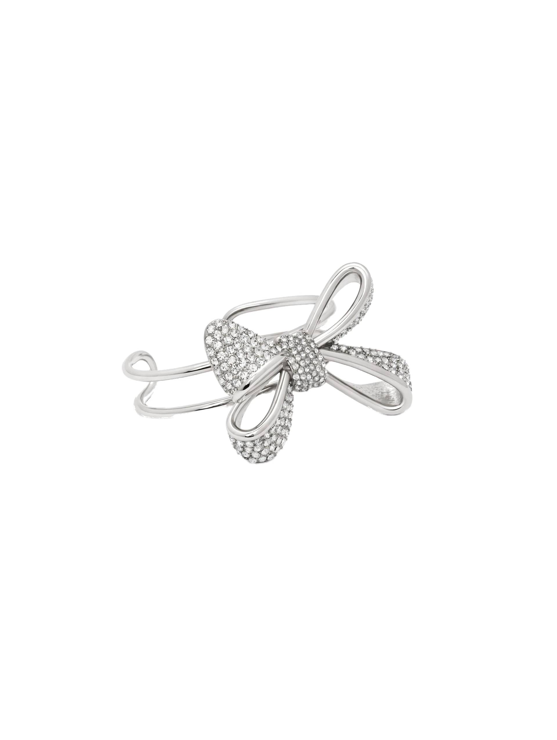 Oscar de la Renta Crystal Pavé Bow Cuff Bracelet | Jewelry | Coveti Oscar de la Renta Crystal Pavé Bow Cuff Bracelet