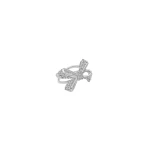 Oscar de la Renta Crystal Pavé Bow Ring