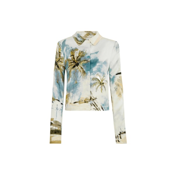 Oscar de la Renta Dominican Landscape Jacket