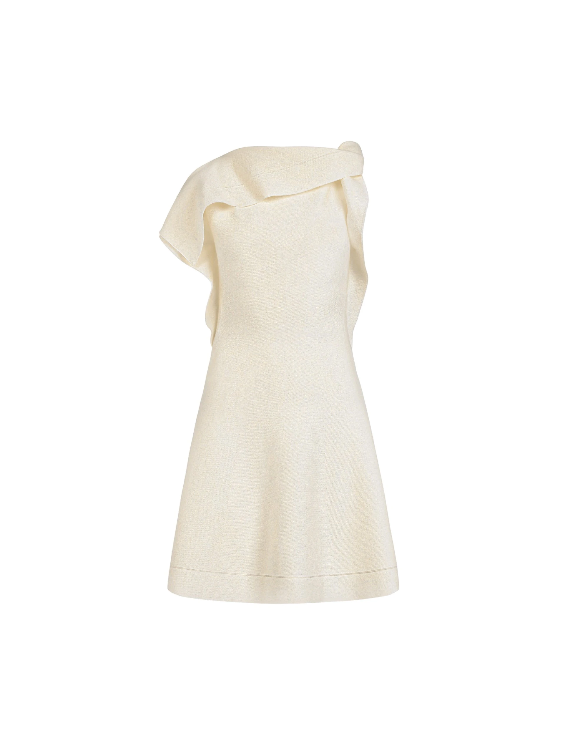 Oscar de la Renta Drape-Detailed Knit Dress | Dresses | Coveti Oscar de la Renta Drape-Detailed Knit Dress