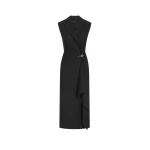Oscar de la Renta Draped-Detailed Wrap Dress