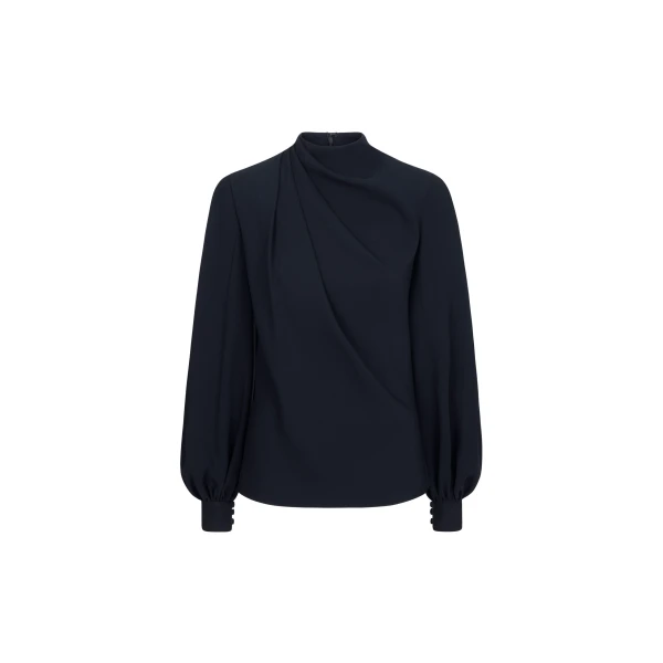 Draped Georgette Blouse