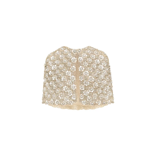Embroidered Capelet