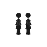 Oscar de la Renta Fringe Tassel Earrings
