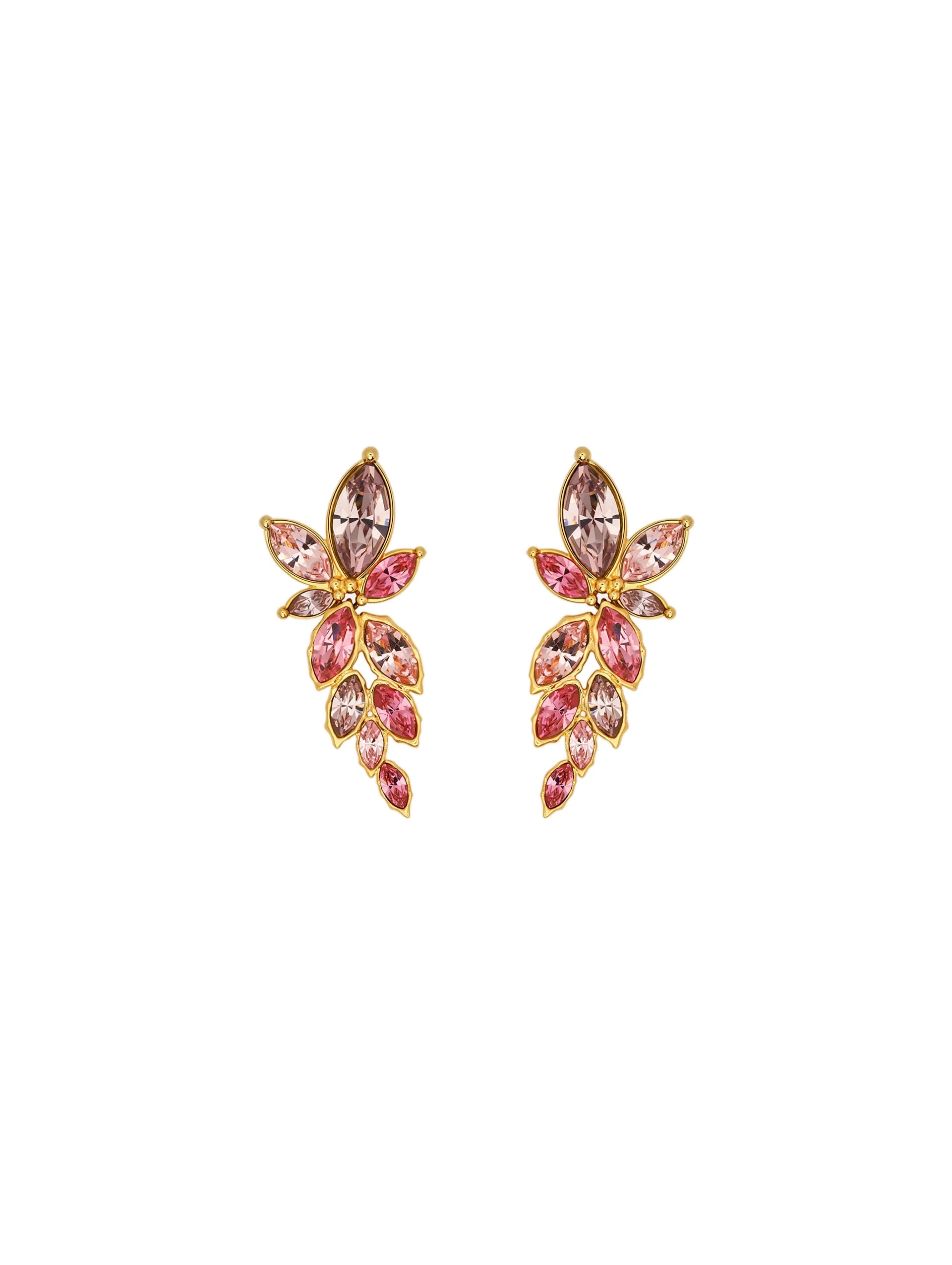 Oscar de la Renta Navette Crystal Drop Earrings | Jewelry | Coveti Oscar de la Renta Navette Crystal Drop Earrings