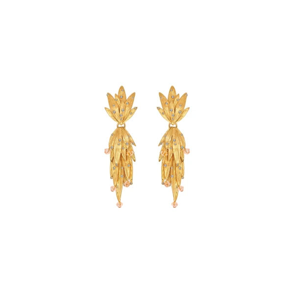 Palm Leaf Earrings