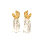 Oscar de la Renta Pearl Nest Chandelier Clip-On Earrings