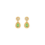 Oscar de la Renta Scramble Drop Earrings in Peridot