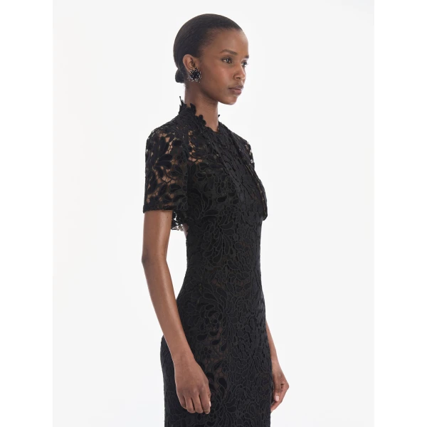Oscar de la Renta Short Sleeve Cape, view 5