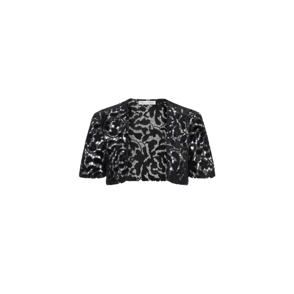 Oscar de la Renta Short Sleeve Cape