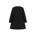 Oscar de la Renta Silk Faille Short Coat