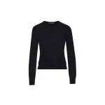 Oscar de la Renta Wool-Blend Cardigan in Navy