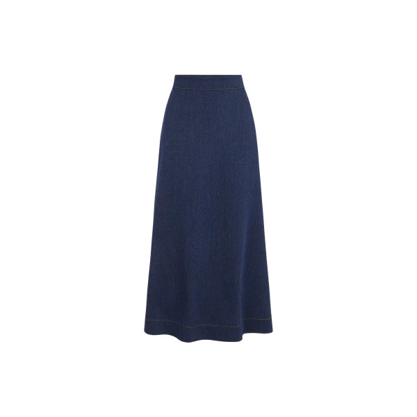 Wool Midi Skirt