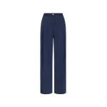 Oscar de la Renta Wool Wide-Leg Pant