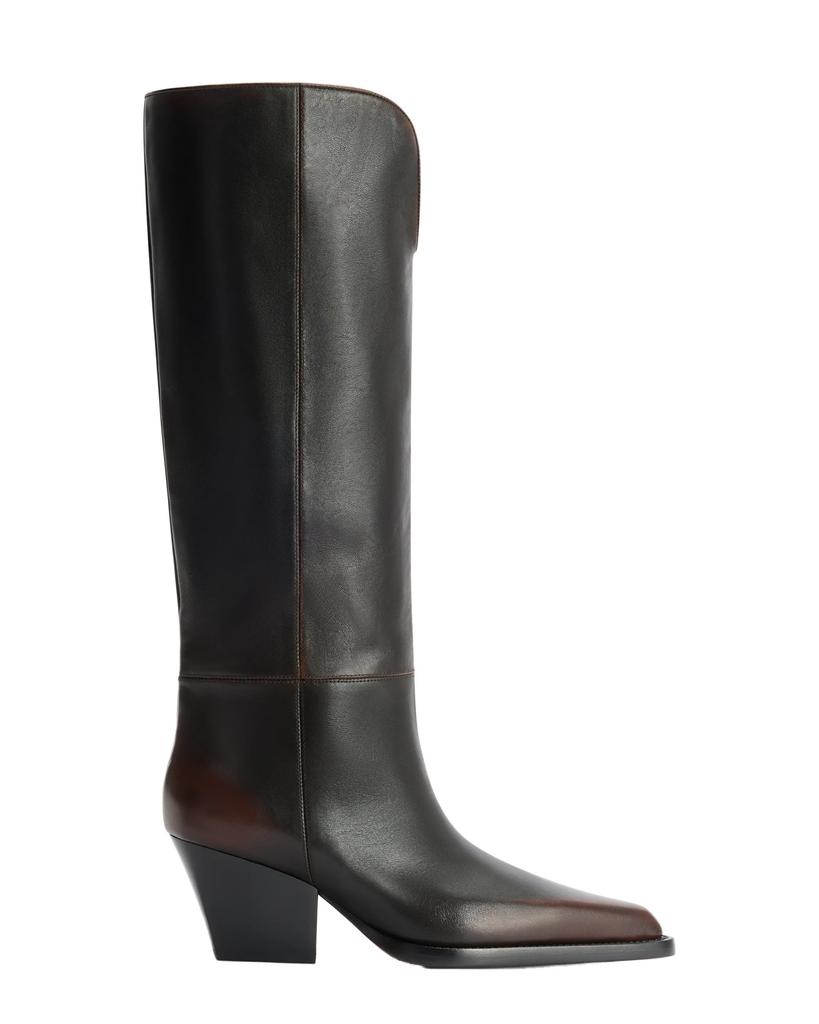 Paris Texas Jane 60 Boots in Rouge Noir Vintage-Effect Leather Paris Texas Jane 60 Boots in Rouge Noir Vintage-Effect Leather | Coveti