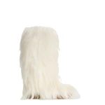 Paris Texas Napa 20 Furry Boots in Ivory Kidassia Fur | Coveti