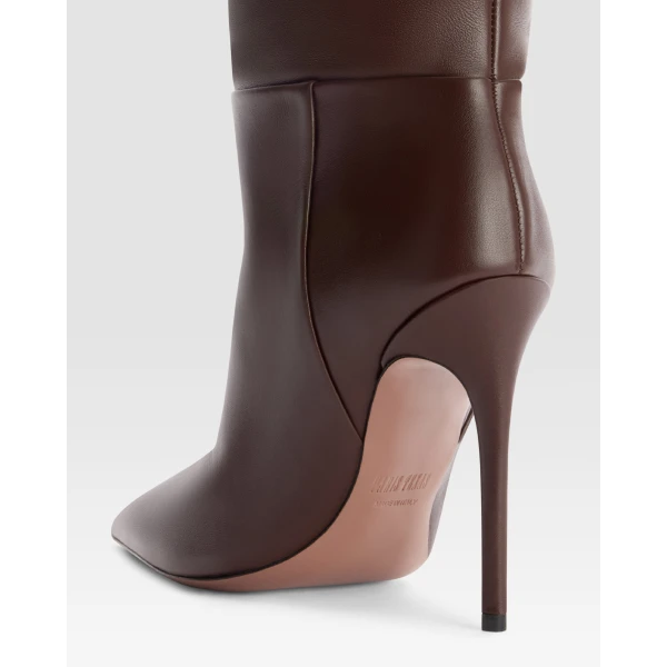 Paris Texas Vera 105 Over-the-Knee Boots in Cioccolato Leather | Boots | Coveti