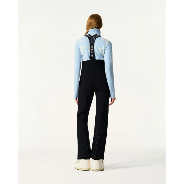 Perfect Moment 80s Slalom Bib Ski Pant in Black, view 4 | Pants | Coveti