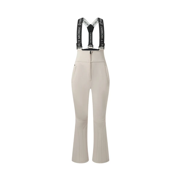 Perfect Moment 80s Slalom Bib Ski Pant in Oyster Pink | Pants | Coveti