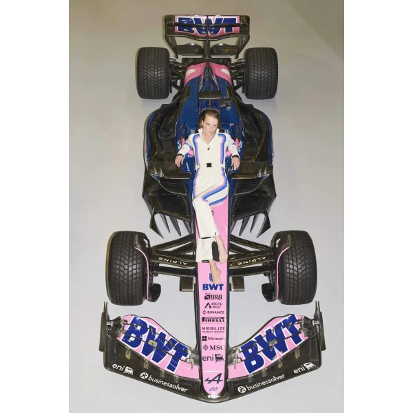 Perfect Moment Alpine Race Track Ski Suit in Snow White, view 3 | Jumpsuit | Coveti