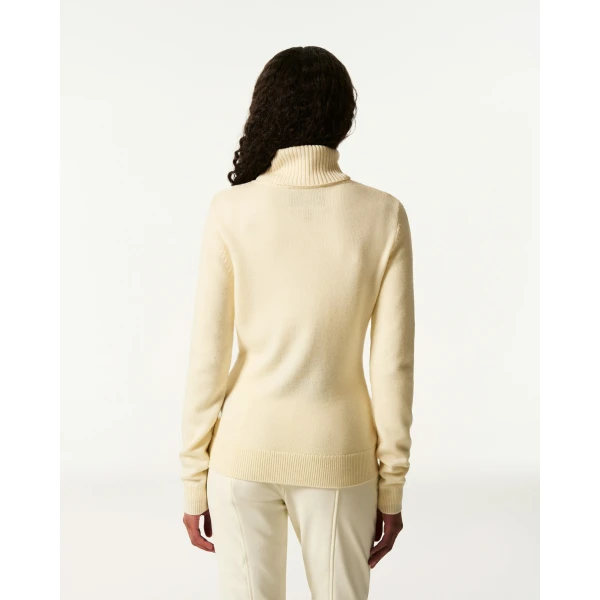 Perfect Moment Apres Merino Wool Sweater in White, view 5 | Sweaters | Coveti