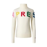 Perfect Moment Apres Merino Wool Sweater in White | Sweaters | Coveti