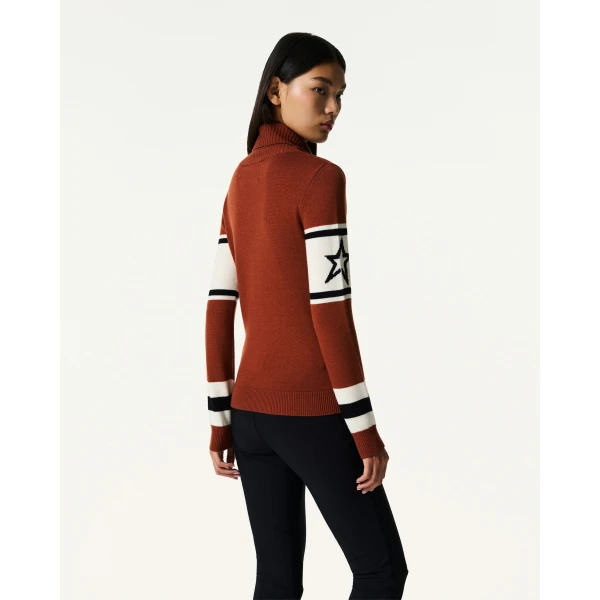 Perfect Moment Apres Schild Merino Wool Sweater in Autumn, view 5 | Sweaters | Coveti
