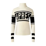 Perfect Moment Apres Schild Merino Wool Sweater in White | Sweaters | Coveti