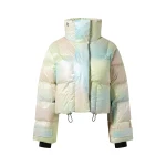 Perfect Moment Astralis Down Ski Jacket in Pastel Rainbow | Jackets | Coveti