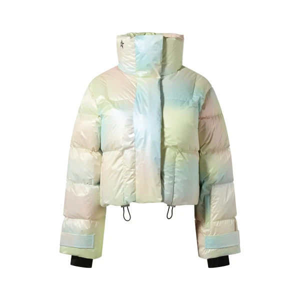 Astralis Down Ski Jacket in Pastel Rainbow