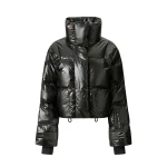 Perfect Moment Astralis Down Ski Jacket in Shiny Black | Jackets | Coveti
