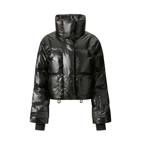 Perfect Moment Astralis Down Ski Jacket in Shiny Black | Jackets | Coveti