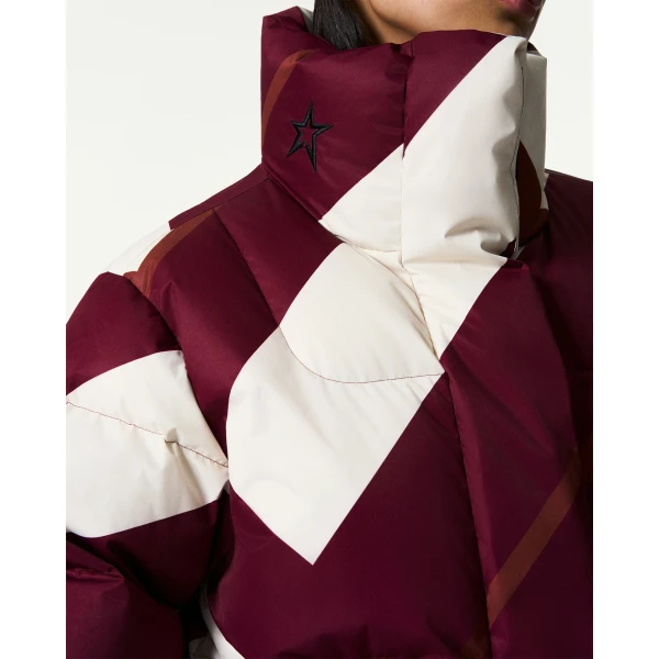 Perfect Moment Astralis Down Ski Jacket in Wine, view 5 | Jackets | Coveti