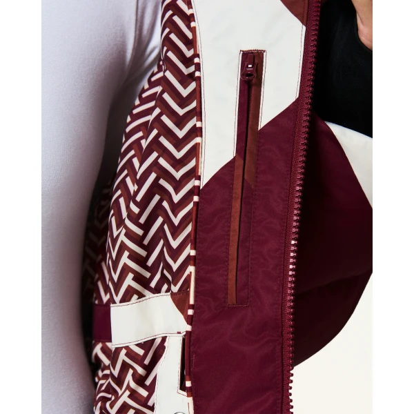 Perfect Moment Astralis Down Ski Jacket in Wine, view 6 | Jackets | Coveti