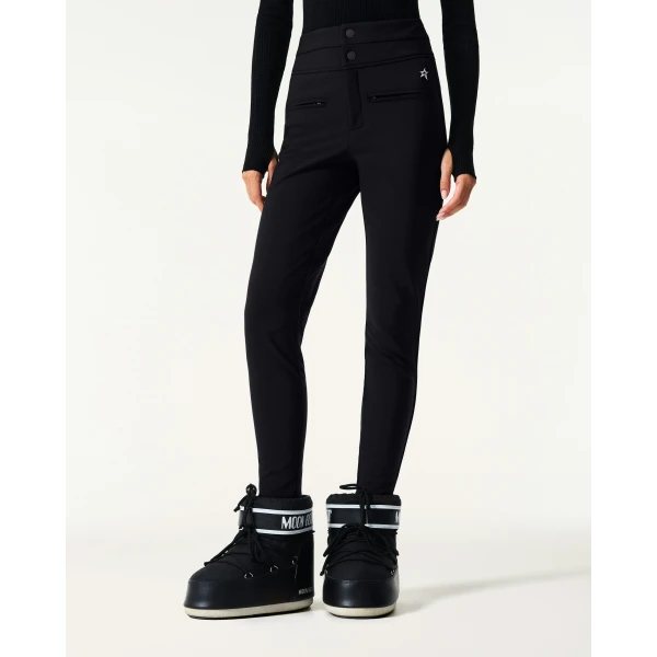 Perfect Moment Aurora Skinny Ski Pant in Black, view 3 | Pants | Coveti
