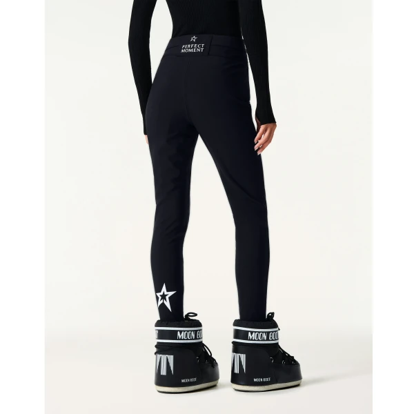 Perfect Moment Aurora Skinny Ski Pant in Black, view 4 | Pants | Coveti