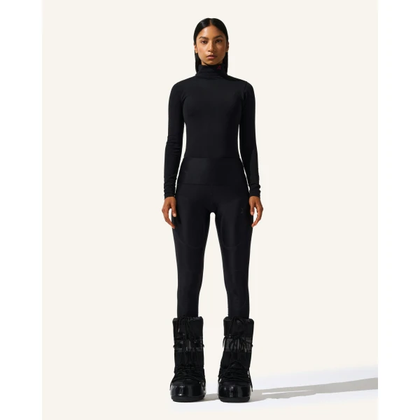Perfect Moment Base Bodysuit in Black, view 2 | Bodysuit | Coveti