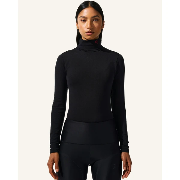 Perfect Moment Base Bodysuit in Black, view 3 | Bodysuit | Coveti