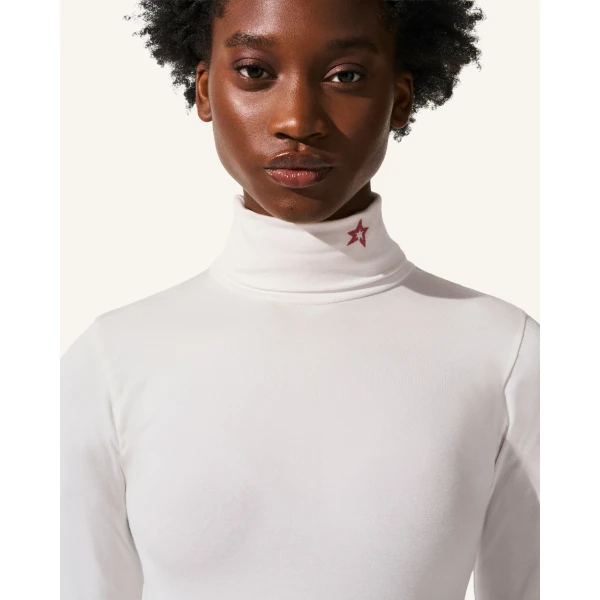 Perfect Moment Base Bodysuit in White, view 4 | Bodysuit | Coveti