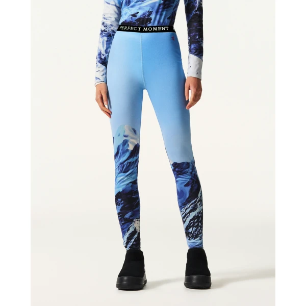 Perfect Moment Base Layer Leggings in Landscape, view 2 | Leggings | Coveti