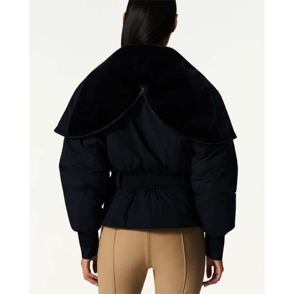 Perfect Moment Celeste Down Ski Jacket in Black, view 4 | Jackets | Coveti