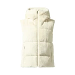 Perfect Moment Celia Faux Fur Down Gilet in Snow White | Vests | Coveti