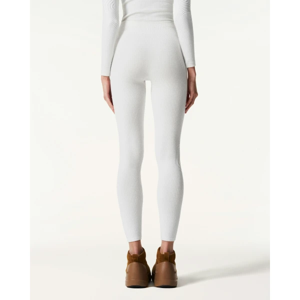 Perfect Moment Chalet Base Layer Pant in Snow White, view 4 | Leggings | Coveti