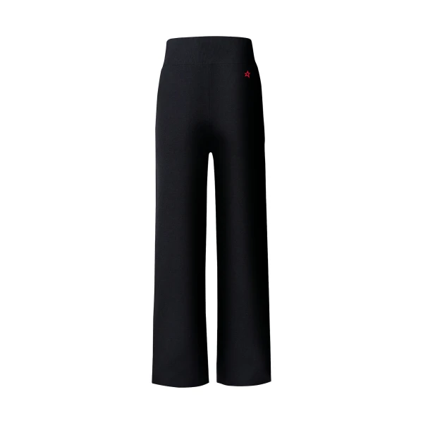 Perfect Moment Chalet Merino Wool Knitted Pant in Black | Pants | Coveti