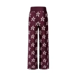 Perfect Moment Chalet Merino Wool Knitted Pant in Burgundy 2235 | Pants | Coveti