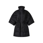 Perfect Moment Cosmo Cape Jacket in Black Houndstooth | Jackets | Coveti