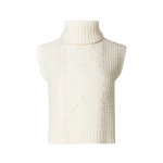 Perfect Moment Crystal Merino Wool Sleeveless Tank Sweater in Cream | Sweaters | Coveti