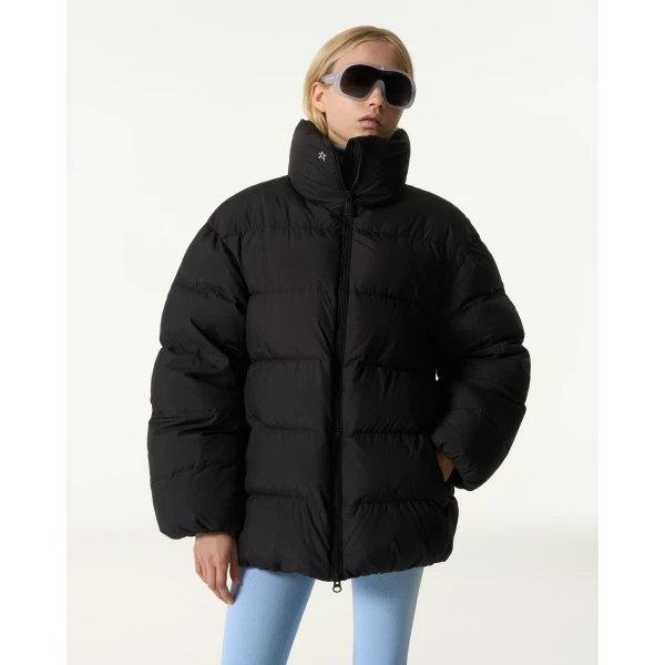Perfect Moment Down Puffer Jacket in Black, view 3 | Jackets | Coveti