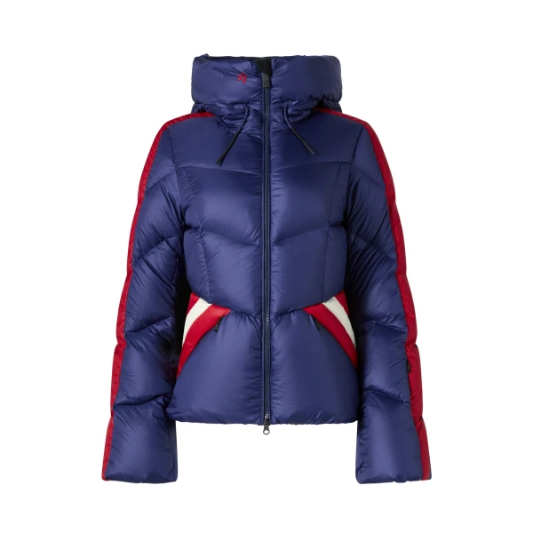 Perfect Moment Duvet Down Ski Jacket in Navy | Jackets | Coveti
